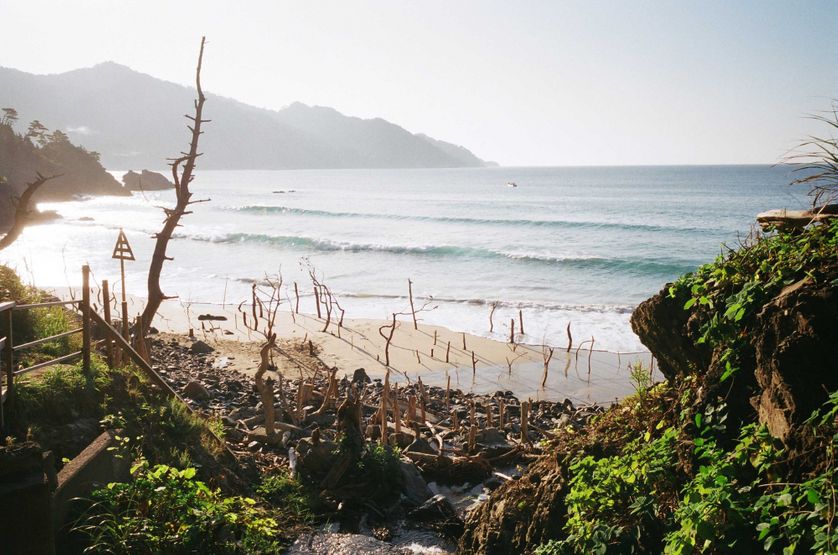 Shimabuku, Erect, 2017 Reborn Art Festival, Touhoku Oshika, Miyagi. Film numérique, couleur, son. 5 min. 53 sec. (© Shimabuku / courtesy Air de Paris)