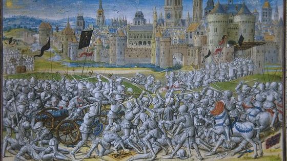 Illustration extraite des Chroniques de Froissart