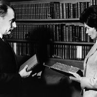 Danielle et François Mitterrand en 1965