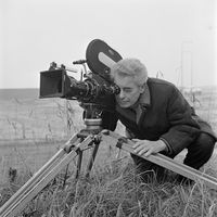 Joris Ivens sur le tournage de "L'inoubliable" (1971)