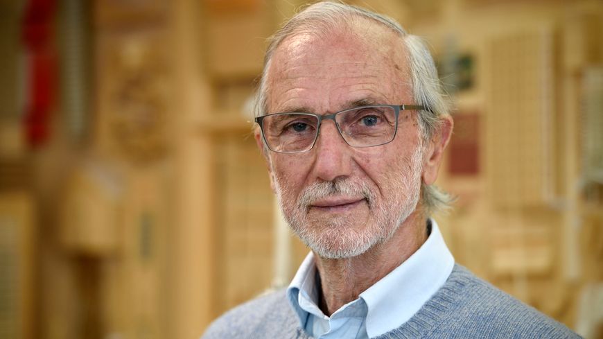 Renzo Piano le 7 mai 2015 dans son bureau parisien.