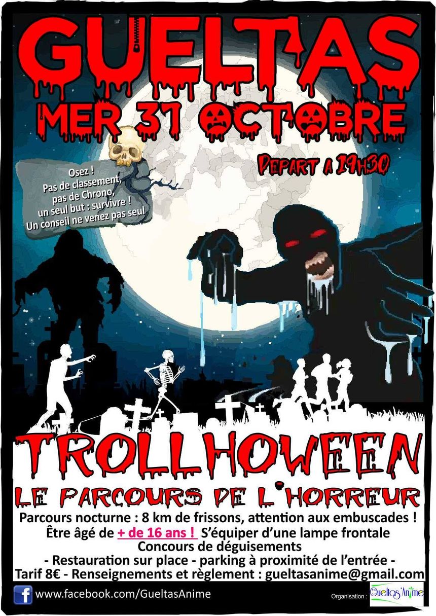 Un parcours d'horreur pour Halloween...n'y allez pas seul !