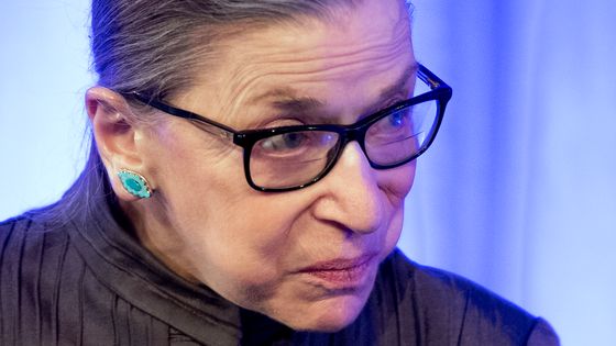 Ruth Bader Ginsburg, juge assesseur de la Cour suprême des États-Unis. ©AFP - JIM WATSON