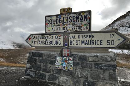 Présentation de la 19e étape du Tour de France 2019, au sommet du Col de l'Iseran le 25 octobre 2018. Présentation de la 19e étape du Tour de France 2019, au sommet du Col de l'Iseran le 25 octobre 2018.