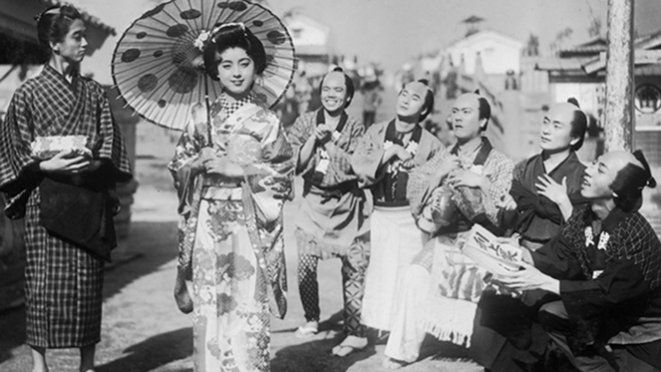 La comédie musicale japonaise Oshidori utagassen (1939) de Masahiro Makino.