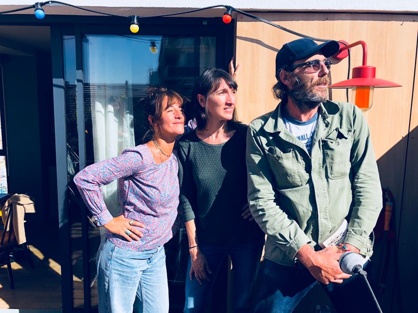 Romane Bohringer, Catherine Meurisse et Philippe Rebot