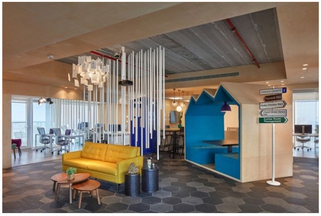Les locaux de l'entreprise Nexar en Israël.