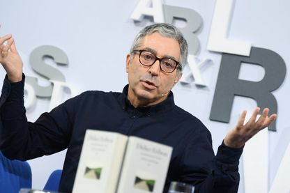 Didier Eribon, écrivain, sociologue et philosophe, conférence de presse à la Foire du livre de Francfort le 11 octobre 2017. Didier Eribon, écrivain, sociologue et philosophe, conférence de presse à la Foire du livre de Francfort le 11 octobre 2017.