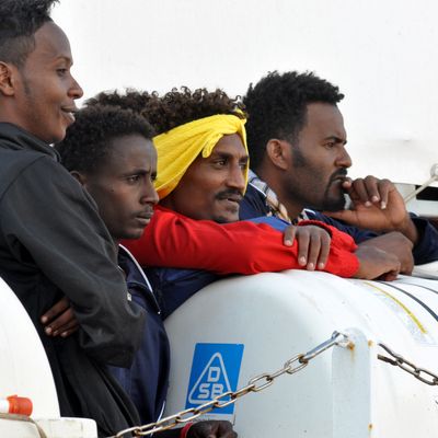 Migrants à Palerme