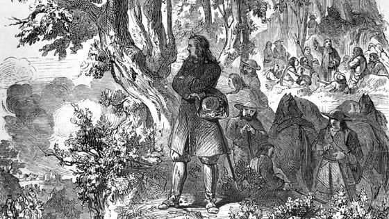 Jean Cavalier avec les Camisards lors de la guerre des Cévennes. ©Getty - © API / Contributeur