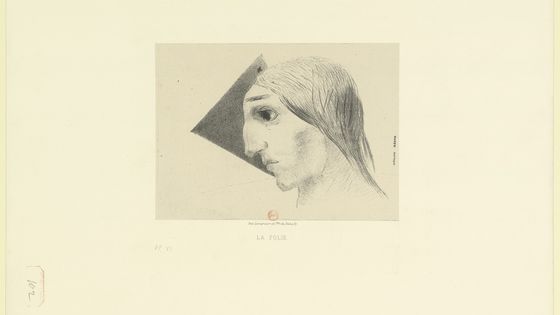 Odilon Redon: La Folie. Estampe - BnF-Gallica