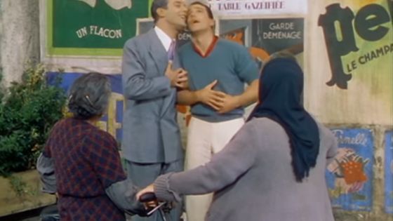 Gene Kelly et Georges Guétary dans le duo 'S Wonderful - Image extraite du film "Un Americain à Paris"