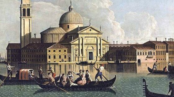 Vue de la jetée, San Marco, Venise par Johan Richter (1665-1745) - Musicopolis