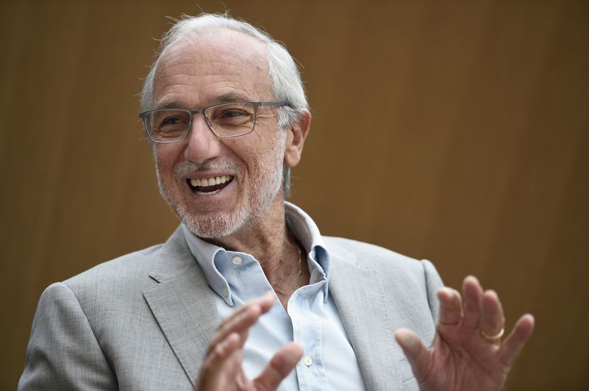 Renzo Piano à la présentation de la Fondation Seydoux - Pathé à Paris, le 5 septembre 2014.