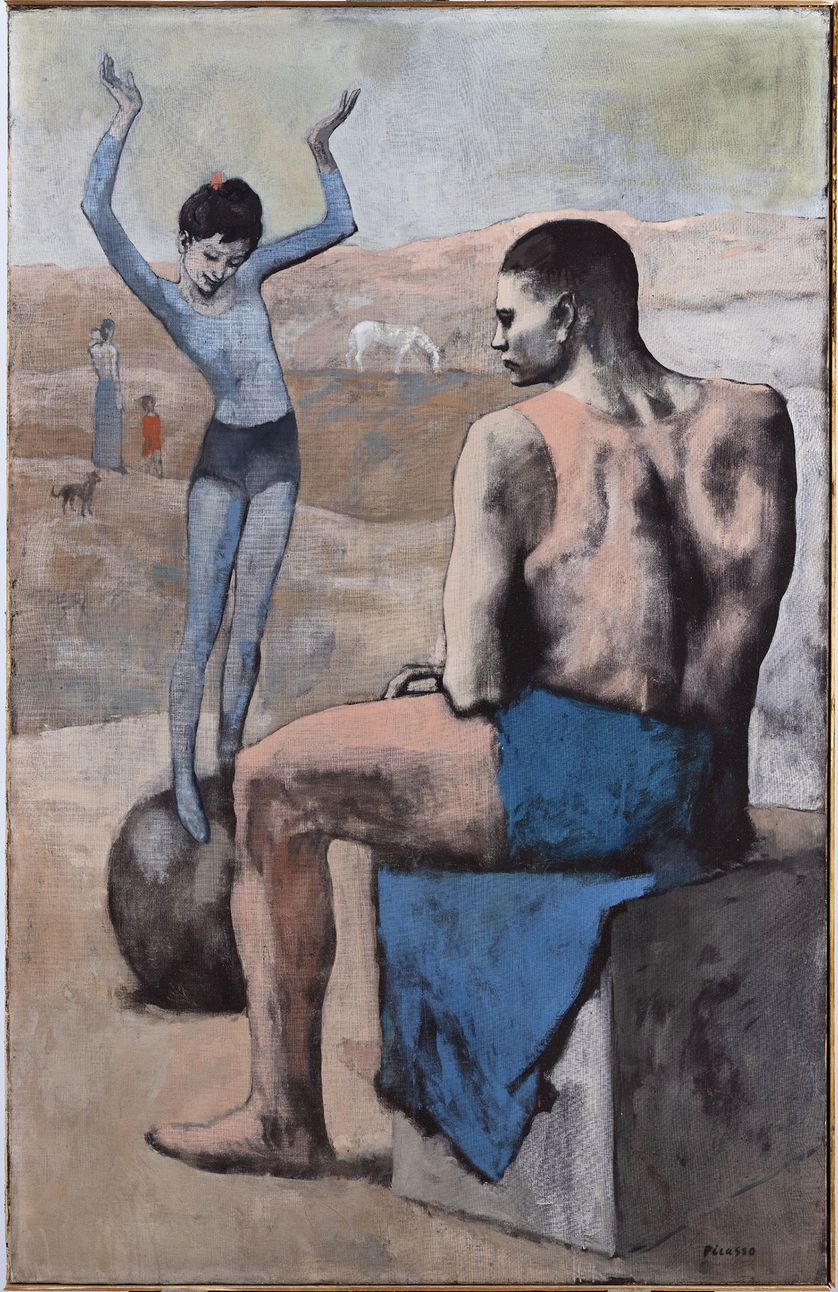 L'Acrobate à la boule, Picasso, 1905