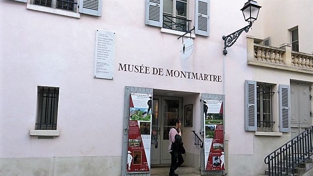 Entrée du musée de Montmartre - 12 rue Cortot - Paris 18e