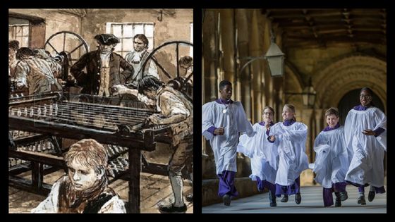 All singing ! Ou la tradition chorale en Angleterre - Manufacture pendant la révolution industrielle anglaise / choriste de Durham