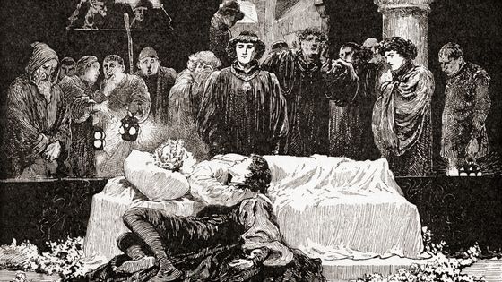 Roméo et Juliette (Acte V, scène 3) ©Getty - Gordon Browne - 1896 (Universal History Archive / UIG)