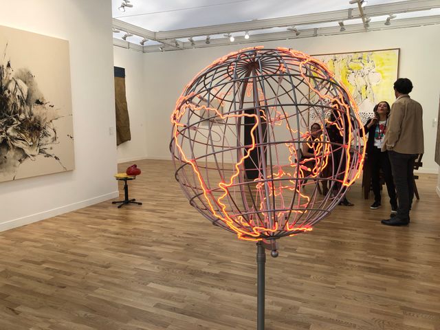 "Hot Spot" de Mona Hatoum