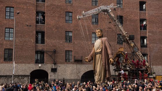 "Liverpool's Dream", par la compagnie Royal de Luxe ©AFP - Oli Scarff