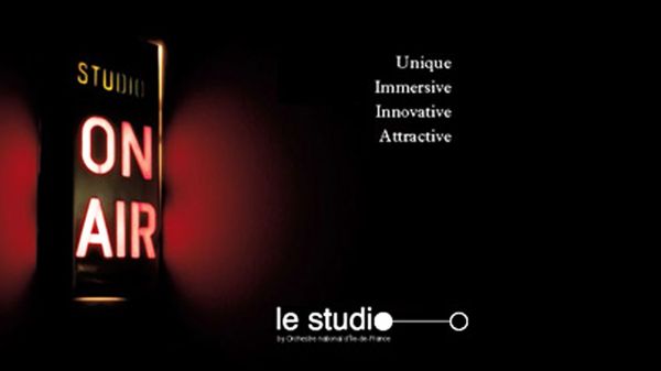 Le nouveau studio d'enregistrement de l'orchestre national d'Ile-de-France