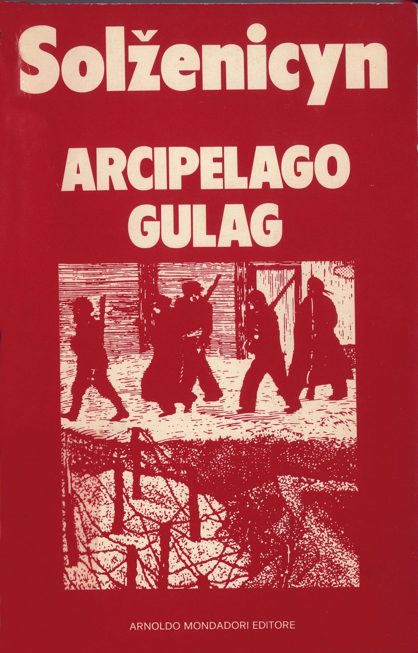 Couverture du livre "L'archipel du goulag". Italie 1974
