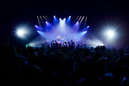 Musiciens et musiciennes en concert. Musiciens et musiciennes en concert.