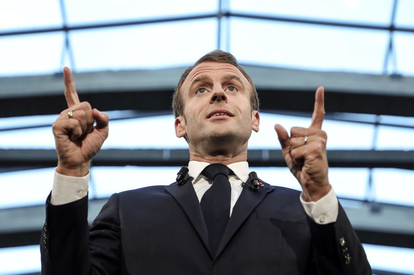 Le président de la République Emmanuel Macron