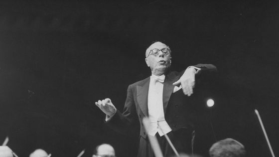 George Szell dirige le Cleveland Orchestra au Carnegie Hall (© Alfred Eisenstaedt/The LIFE Picture Collection/Getty Images)