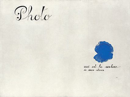 Joan Miró, Peinture-poème - © Successió Miró, Adagp, Paris 2018