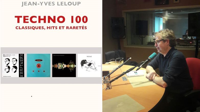 Livre "Techno 100" et Jean-Yves Leloup au micro de Bruno Letort par Soizic Noël