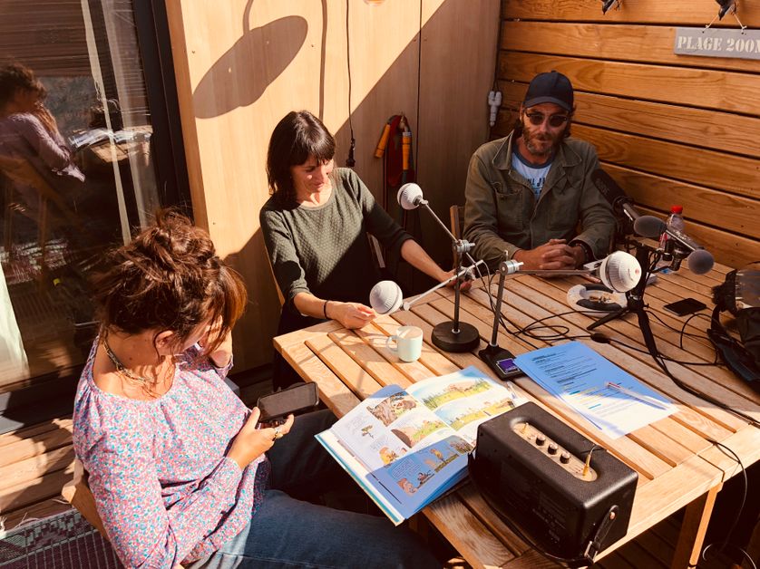 Enregistrement sur la terrasse