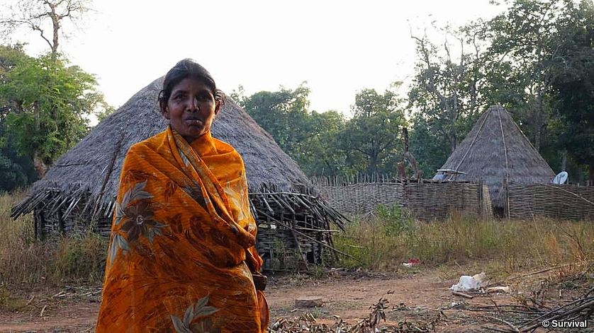 Femme Chenchu du village de Pecheru. Village expulsé dans les années 1980. Seules 160 des 750 familles y auraient survécu après, selon les Chenchu