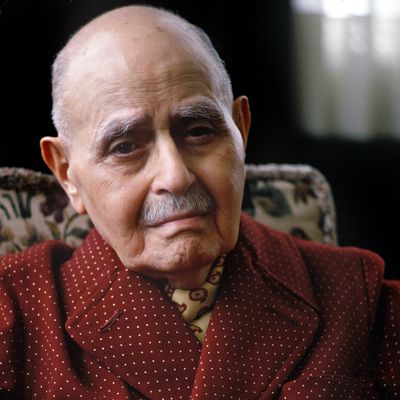 Albert Cohen à Genève (Suisse) en 1981
