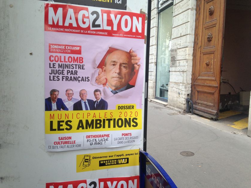 La une du mensuel Lyonnais, en septembre 2018.