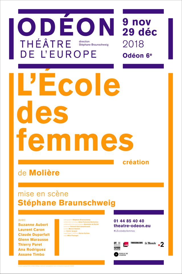 L'école des femmes de Molière par Sthéphane Braunschweig