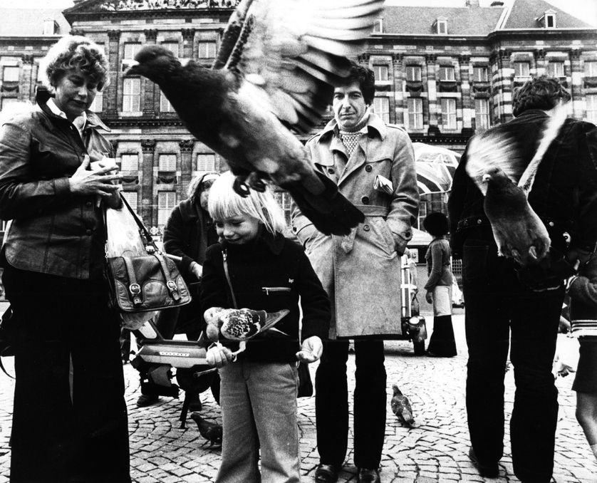 Leonard Cohen à Amsterdam en avril 1972
