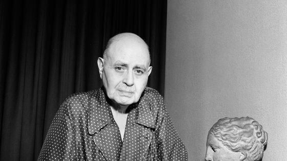 Albert Cohen à Genève en 1967 ©Getty - Keystone-France