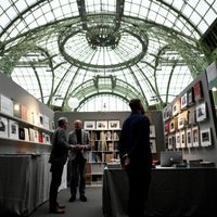 La foire "Paris Photo'" au Grand Palais à Paris, le 9 novembre 2017.