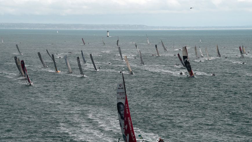 Départ de la 10ème Route du Rhum-Destination Guadeloupe en 2014