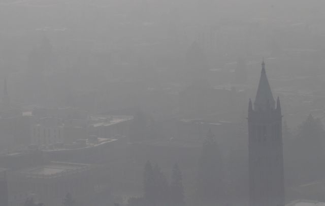 Californie : vue de l'Université de Berkeley le 17 novembre 2018