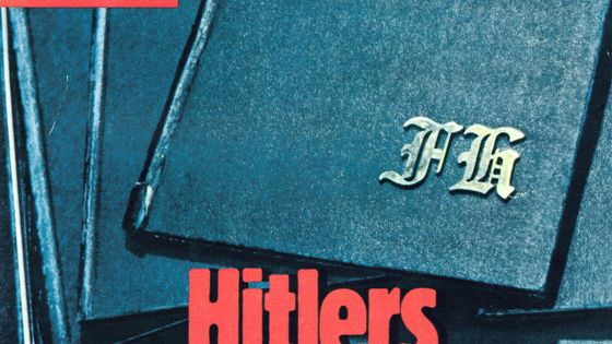 La couverture du Stern du 28 avril 1983 titre "La découverte des carnets d'Hitler" - Magazine Stern