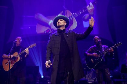 Boy George, sur la scène du Gala SeriousFun de Londres (06 novembre 2018) Boy George, sur la scène du Gala SeriousFun de Londres (06 novembre 2018)