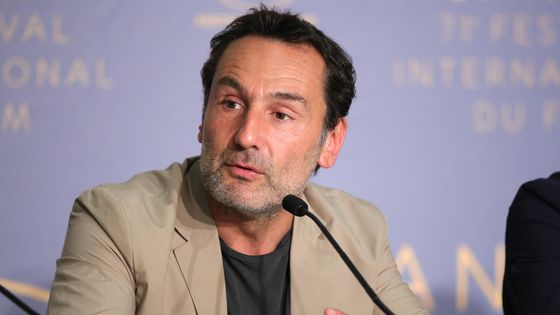 Gilles Lellouche, acteur et réalisateur français, lors d'une conférence de presse au Festival de Cannes, le 14 mai 2018 (France). ©Getty - Andreas Rentz