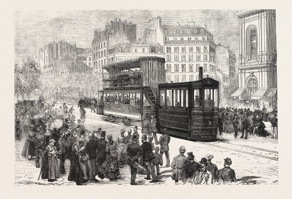 Le premier tramway de Paris
