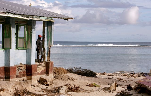 Les îles du Pacifique sont menacées, comme ici les îles Salomon.