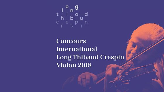 Affiche Concours International Long Thibaud Crepin Violon 2018