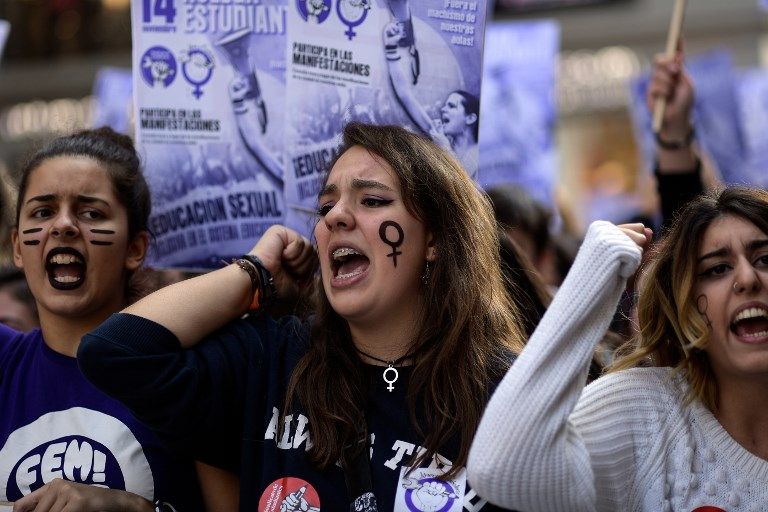 Manifestations contre le sexisme à l'école dans plusieurs villes d'Espagne ce mercredi