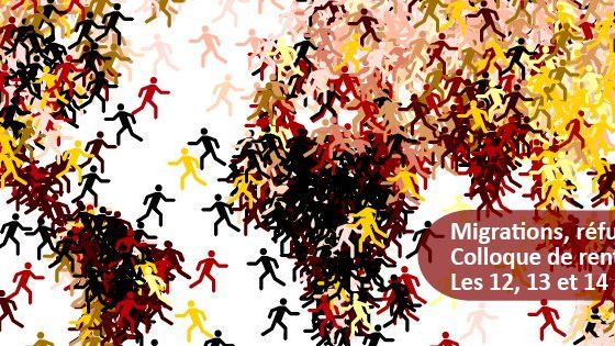 Affiche du colloque "Migrations, réfugiés, exil", colloque de rentrée 2016, du Collège de France - Collège de France