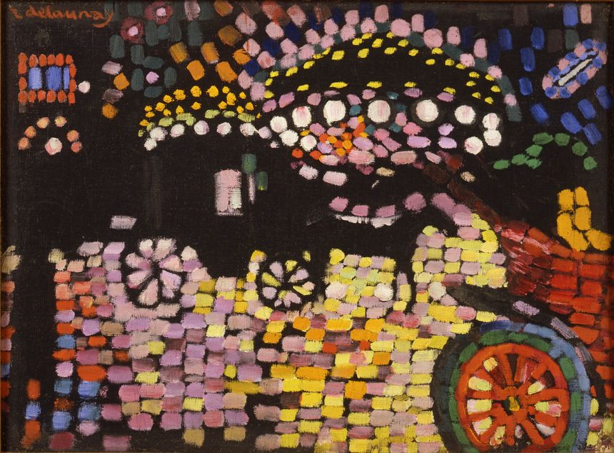 Robert Delaunay, Paysage Nocturne (le fiacre), 1906/1907 Huile sur toile, 43 x 58 cm Collection particulière, Courtesy Galerie Louis Carré & Cie